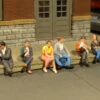 Bachmann Seated Platform Passengers - HO Scale -Bachmann shop 33111
