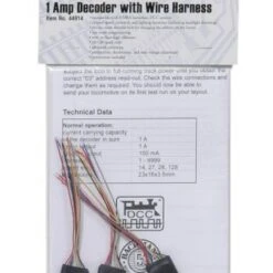 Bachmann E-Z Command® 1 Amp Locomotive Decoder With Wire Harness