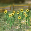 Bachmann Sunflowers - 1" Tall (16 Per Pack) -Bachmann shop BAC32506