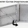 O Scale Detail CHAIN LINK FENCE GATES -Bachmann shop Built271B