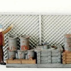 O Scale Detail CHAIN LINK FENCE SPECIAL, Over 100 SCALE FEET