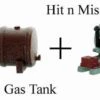 O Scale Detail Hit N Miss Engine And Gas Tank Finished Set -Bachmann shop Built572C 1