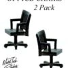 HO Scale Office CHAIRS, 2 Pack Painted Layout Ready 2 HO Scale Office CHAIRS, 2 Pack Painted Layout Ready -Bachmann shop Built654A