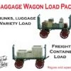 HO Scale Baggage Wagon LOADS Finished Set To Detail Wagons 2 HO Scale Baggage Wagon LOADS Finished Set To Detail Wagons -Bachmann shop Built668C