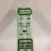 Evergreen 103 - .010" X .060" OPAQUE WHITE POLYSTYRENE STRIP -Bachmann shop EVG103 bagged scaled