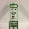 Evergreen 105 - .010" X .100" OPAQUE WHITE POLYSTYRENE STRIP -Bachmann shop EVG105 bagged scaled
