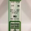 Evergreen 114 - .015" X .080" OPAQUE WHITE POLYSTYRENE STRIP -Bachmann shop EVG114 bagged scaled