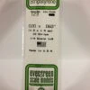 Evergreen 123 - .020" X .060" OPAQUE WHITE POLYSTYRENE STRIP -Bachmann shop EVG123 bagged scaled