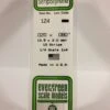 Evergreen 124 - .020" X .080" OPAQUE WHITE POLYSTYRENE STRIP -Bachmann shop EVG124 bagged scaled