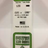 Evergreen 128 - .020" X .188" OPAQUE WHITE POLYSTYRENE STRIP -Bachmann shop EVG128 bagged scaled