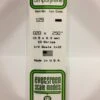 Evergreen 129 - .020" X .250" OPAQUE WHITE POLYSTYRENE STRIP -Bachmann shop EVG129 bagged scaled