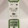 Evergreen 138 - .030" X .188" OPAQUE WHITE POLYSTYRENE STRIP -Bachmann shop EVG138 bagged scaled