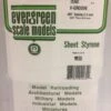 Evergreen 2060 - .060" OPAQUE WHITE POLYSTYRENE V GROOVE SIDING -Bachmann shop EVG2060 bagged scaled