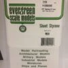 Evergreen 2125 - .125" OPAQUE WHITE POLYSTYRENE V GROOVE SIDING -Bachmann shop EVG2125 bagged scaled