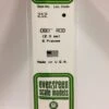 Evergreen 212 - .080" (2.0MM) OD WHITE POLYSTYRENE ROD -Bachmann shop EVG212 bagged scaled