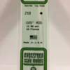 Evergreen 218 - .020" (.5MM) OD WHITE POLYSTYRENE ROD -Bachmann shop EVG218 bagged scaled