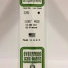 Evergreen 220 - .035" (.88MM) OD WHITE POLYSTYRENE ROD -Bachmann shop EVG220 bagged scaled