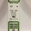 Evergreen 222 - .062" (1.6MM) OD WHITE POLYSTYRENE ROD -Bachmann shop EVG222 bagged scaled