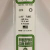 Evergreen 224 - .125" (3.2MM) OD OPAQUE WHITE POLYSTYRENE TUBING -Bachmann shop EVG224 bagged scaled