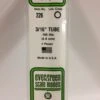 Evergreen 226 - .188" (4.8MM) OD OPAQUE WHITE POLYSTYRENE TUBING -Bachmann shop EVG226 bagged scaled