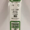 Evergreen 236 - .500" (12.7MM) OD WHITE POLYSTYRENE TUBING -Bachmann shop EVG236 bagged scaled