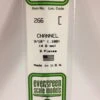 Evergreen 266 - .188" (4.8MM) OPAQUE WHITE POLYSTYRENE CHANNEL -Bachmann shop EVG266 bagged scaled