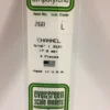 Evergreen 268 - .312" (7.9MM) OPAQUE WHITE POLYSTYRENE CHANNEL -Bachmann shop EVG268 bagged scaled