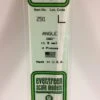 Evergreen 291 - .060" (1.5MM) OPAQUE WHITE POLYSTYRENE ANGLE -Bachmann shop EVG291 bagged scaled
