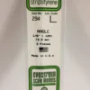 Evergreen 294 - .125" (3.2MM) OPAQUE WHITE POLYSTYRENE ANGLE -Bachmann shop EVG294 bagged scaled