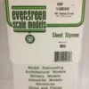 Evergreen 4060 - .060" OPAQUE WHITE POLYSTYRENE V GROOVE SIDING -Bachmann shop EVG4060 bagged scaled