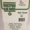 Evergreen 4062 - .060" OPAQUE WHITE POLYSTYRENE NOVELTY SIDING -Bachmann shop EVG4062 bagged scaled