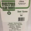 Evergreen 4080 - .080" OPAQUE WHITE POLYSTYRENE V GROOVE SIDING -Bachmann shop EVG4080 bagged scaled