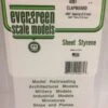 Evergreen 4081 - .080" OPAQUE WHITE POLYSTYRENE CLAPBOARD SIDING -Bachmann shop EVG4081 bagged scaled