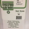 Evergreen 4109 - .109" OPAQUE WHITE POLYSTYRENE NOVELTY SIDING -Bachmann shop EVG4109 bagged scaled