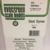 Evergreen 4514 - 1/8" X 1/8" OPAQUE WHITE POLYSTYRENE SIDEWALK -Bachmann shop EVG4514 bagged scaled