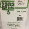 Evergreen 4518 - 1/2" X 1/2" OPAQUE WHITE POLYSTYRENE SIDEWALK -Bachmann shop EVG4518 bagged scaled