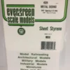 Evergreen 4526 - .040" OPAQUE WHITE POLYSTYRENE CORRUGATED SIDING -Bachmann shop EVG4526 bagged scaled