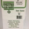 Evergreen 4527 - .060" OPAQUE WHITE POLYSTYRENE CORRUGATED SIDING -Bachmann shop EVG4527 bagged scaled