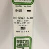 Evergreen 8410 - .043" X .112" / 1.1MM X 2.8MM OPAQUE WHITE POLYSTYRENE HO -Bachmann shop EVG8410 bagged scaled