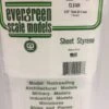 Evergreen 9007 - .015" CLEAR ORIENTED POLYSTYRENE SHEET -Bachmann shop EVG9007 bagged scaled