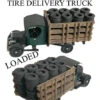 HO Scale 1920's-30's Era Vehicles, The Tire Delivery Truck, Finished -Bachmann shop HOTireTruck1920Final