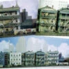 O Scale 3D Background TRIPLE DECKER Tenement Housing -Bachmann shop J0094