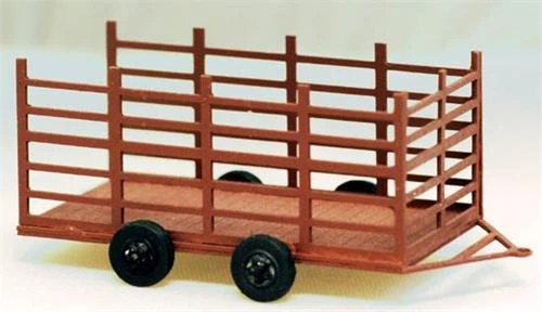 O Scale CARGO Trailer #2, Double Axle Style 3 O Scale CARGO Trailer #2, Double Axle Style