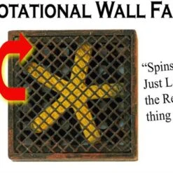 O Scale Operating Building Exhaust Fan, Just Like Real !