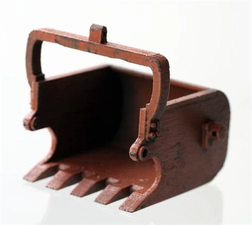 O Scale DragLine Bucket, Comes Pre Rusted 3 O Scale DragLine Bucket, Comes Pre Rusted
